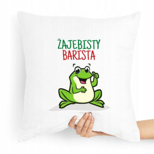 Prezent Poduszka Dla Baristy Żajebisty Barista