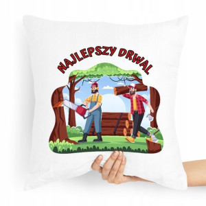 Prezent Poduszka Dla Drwala Najlepszy Drwal