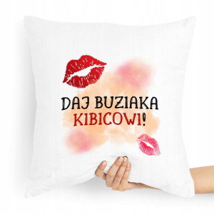 Prezent Poduszka Dla Kibica Daj Buziaka