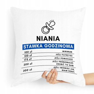 Prezent Poduszka Dla Niani Opiekunka Stawka
