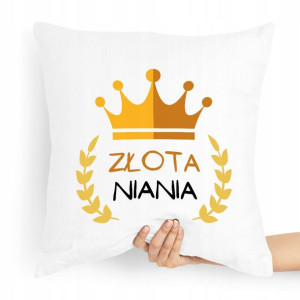 Prezent Poduszka Dla Niani Opiekunka Złota Niania