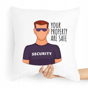Prezent Poduszka Dla Ochroniarza Stróż Are Safe