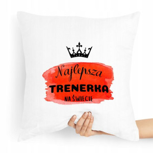 Prezent Poduszka Dla Trenera Najlepsza Na Świecie