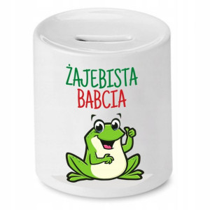 Skarbonka Dla Babci Żajebista Babcia Prezent