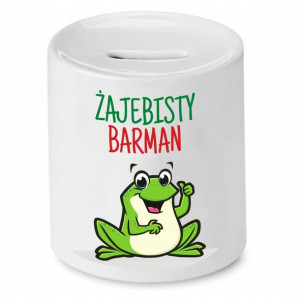 Skarbonka Dla Barmana Żajebisty Barman Prezent
