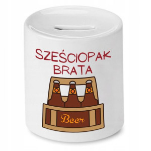 Skarbonka Dla Brata Sześciopak Brata Prezent