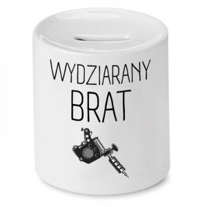 Skarbonka Dla Brata Wydziarany Brat Prezent