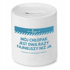 Skarbonka Dla Chłopaka Dwa Razy Fajniejszy Niż Ja