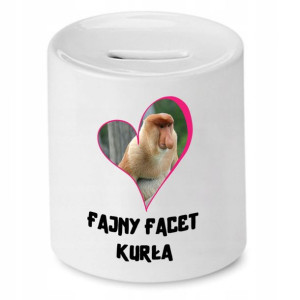 Skarbonka Dla Chłopaka Fajny Facet Kurła Prezent