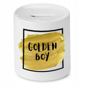 Skarbonka Dla Chłopaka Golden Boy Prezent