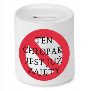 Skarbonka Dla Chłopaka Jest Już Zajęty Prezent