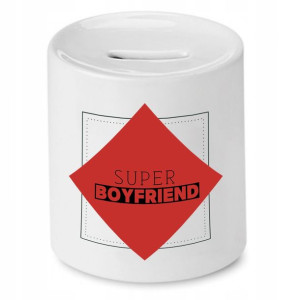 Skarbonka Dla Chłopaka Super Boyfriend Prezent