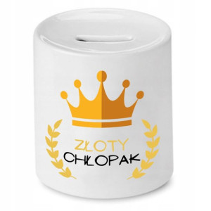 Skarbonka Dla Chłopaka Złoty Chłopak Prezent