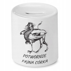 Skarbonka Dla Córki Potwornie Fajna Córka Prezent