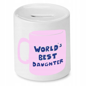 Skarbonka Dla Córki World's Best Doughter Prezent