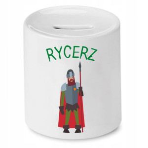 Skarbonka Dla Dzieci Syna Córki Rycerz Prezent