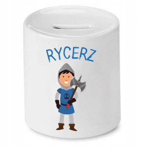 Skarbonka Dla Dzieci Syna Córki Rycerz Prezent