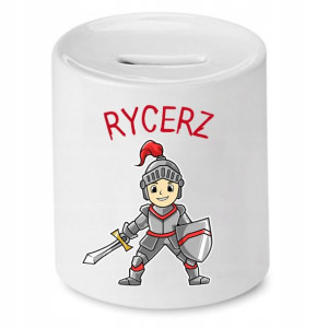 Skarbonka Dla Dzieci Syna Córki Rycerz Prezent