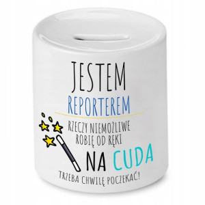 Skarbonka Dla Dziennikarza Jestem Reporterem