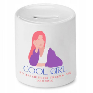 Skarbonka Dla Dziewczyny Cool Girl Prezent