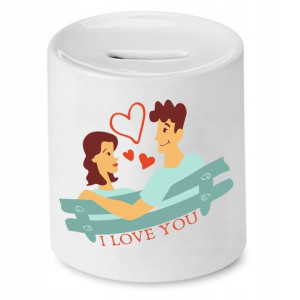 Skarbonka Dla Dziewczyny I Love You Prezent