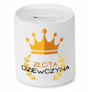 Skarbonka Dla Dziewczyny Złota Dziewczyna Prezent