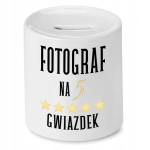 Skarbonka Dla Fotografa Na Pięć Gwiazdek Prezent
