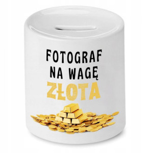 Skarbonka Dla Fotografa Na Wagę Złota Prezent