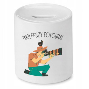 Skarbonka Dla Fotografa Najlepszy Fotograf Prezent