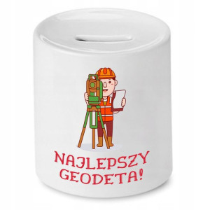 Skarbonka Dla Geodety Najlepszy Geodeta Prezent