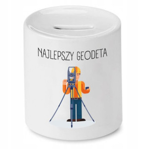 Skarbonka Dla Geodety Najlepszy Geodeta Prezent