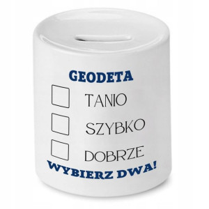Skarbonka Dla Geodety Tanio Szybko Dobrze Prezent