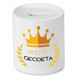 Skarbonka Dla Geodety Złoty Geodeta Prezent