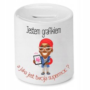 Skarbonka Dla Grafika Jestem Grafikiem Prezent