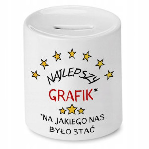 Skarbonka Dla Grafika Najlepszy Grafik Prezent