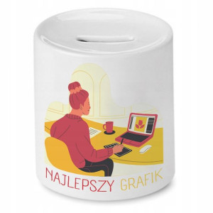 Skarbonka Dla Grafika Najlepszy Grafik Prezent