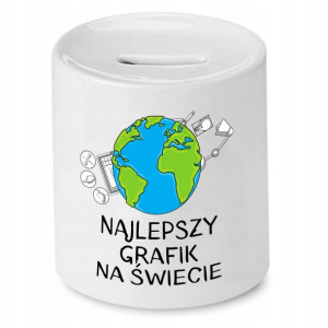 Skarbonka Dla Grafika Najlepszy Na Świecie Prezent