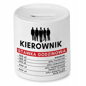 Skarbonka Dla Kierownika Stawka Godzinowa Prezent