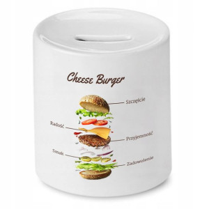 Skarbonka Dla Kucharza Cheese Burger Prezent