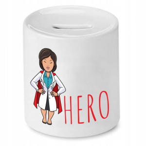 Skarbonka Dla Lekarza Doktora Hero Prezent