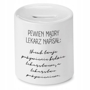 Skarbonka Dla Lekarza Doktora Pewien Mądry Lekarz
