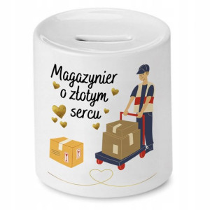 Skarbonka Dla Magazyniera O Złotym Sercu Prezent
