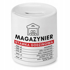 Skarbonka Dla Magazyniera Stawka Godzinowa Prezent