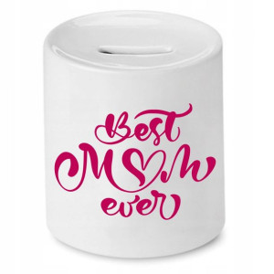 Skarbonka Dla Mamy Matki Best Mom Ever Prezent