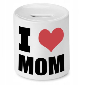 Skarbonka Dla Mamy Matki I Love Mom Prezent