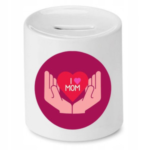 Skarbonka Dla Mamy Matki I Love Mom Prezent