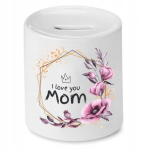 Skarbonka Dla Mamy Matki I Love You Mom Prezent