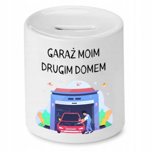 Skarbonka Dla Mechanika Garaż Moim Domem Prezent