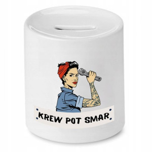Skarbonka Dla Mechanika Krew Pot Smar Prezent