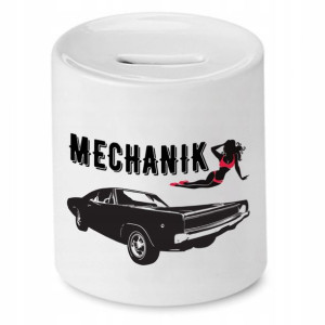 Skarbonka Dla Mechanika Mechanik Mechanic Prezent